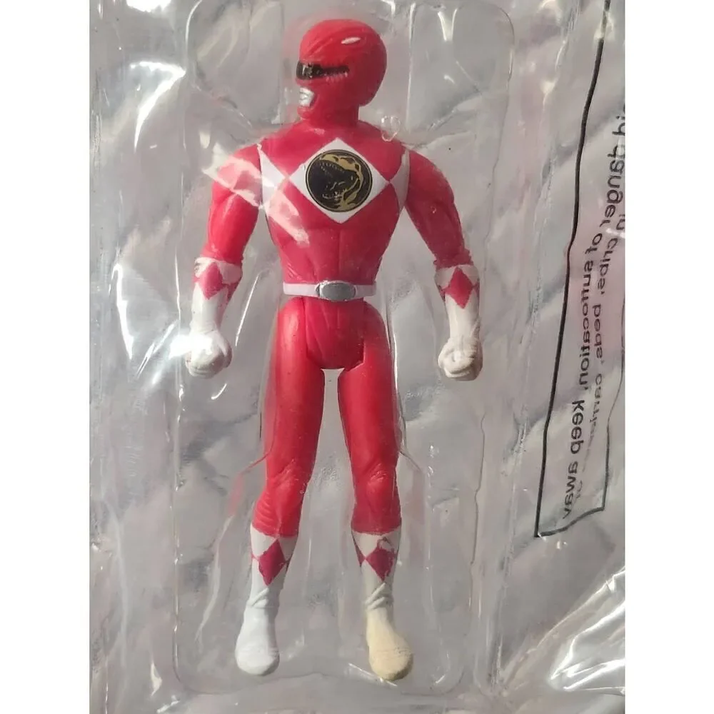 Retro Mighty Morphin Power Rangers The Movie Red Ranger with Ape Ninjazord